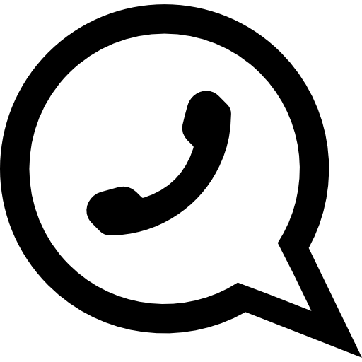 Voice message speech bubble with phone inside
